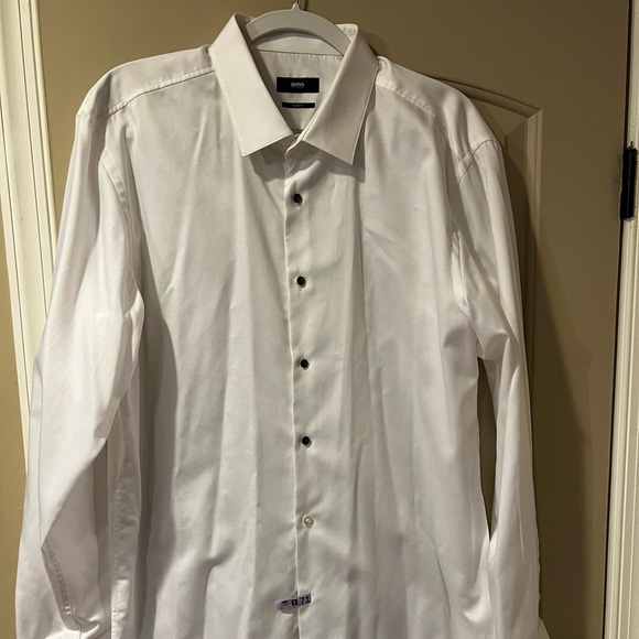 Hugo Boss Other - Hugo Boss slim fit Tuxedo shirt Sz 17 1/2 34/35